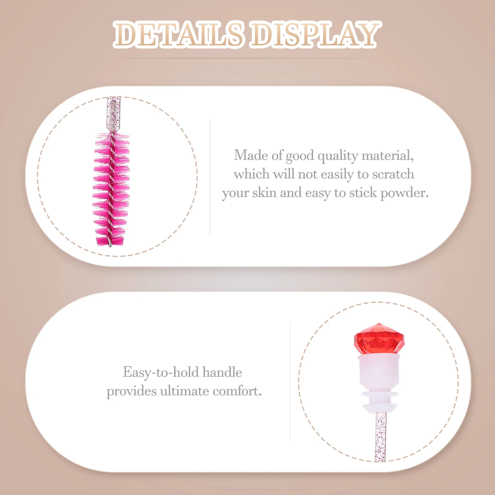 

8Pcs Eyelash Brush Sets DIY Mascara Wand Diamond Empty Tubes Professional Lash Applicator Beauty Makeup Brush Wands Lash Brow