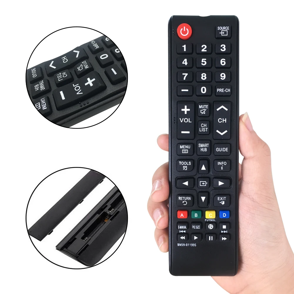 Infrared Controller for Samsung TV Remote Control BN59-01199S Model Compatible with UN65J6200AF UN32J5205 UN40JU6700