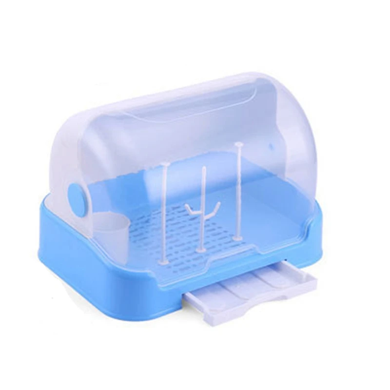 Water Bottle Drying Rack Terrarium Fogger For Baby Bottles Accessories Dryer Glass Containers Holder Storage Box B