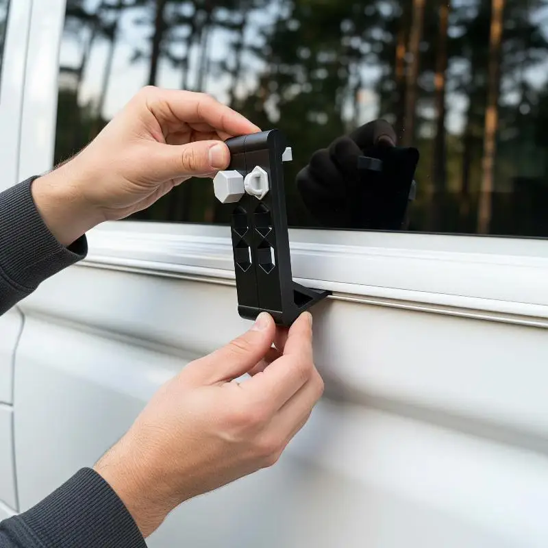 RV Slide Rail Helper 1 Piece 3D Printed Multifunctional Shoe Storage Hanging Rack for Camper Van Interior Organization