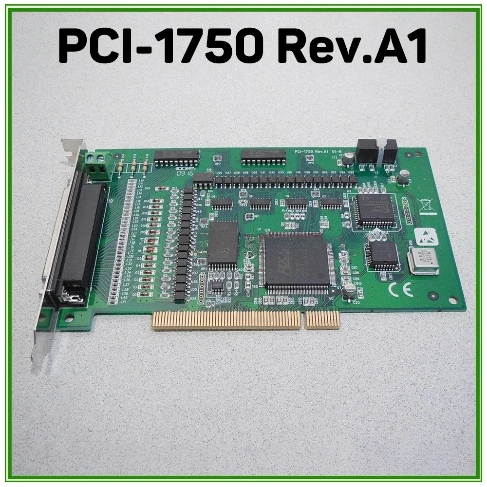 Counter Card 32-Way Isolated Digital Input/Output IO Data Capture Card For Advantech PCI-1750 Rev.A1