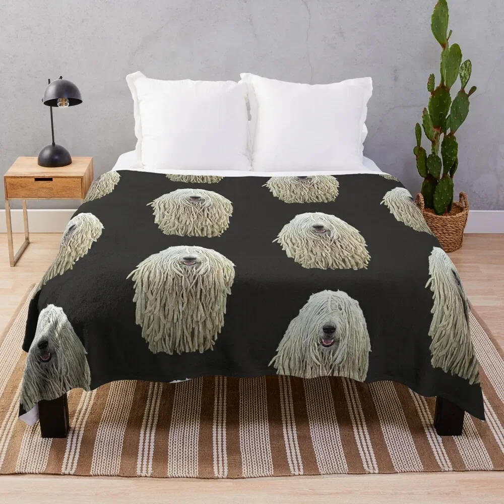 Komondor Dog Dreadlocks Throw Blanket manga Comforter Retros Hair Blankets