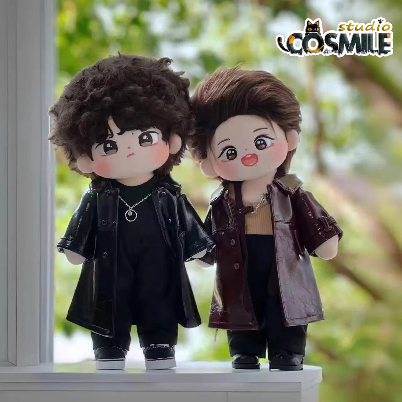 

Кукла 30 см The Untamed Idol Yibo Xiao Zhan, кожаная куртка, модный костюм, костюм BJYX, плюшевая плюшевая кукла 30 см, одежда для тела