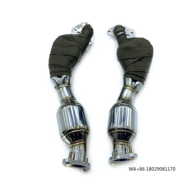 OEM Stainless Steel with Catalyst Exhaust Manifold for  ISF IS F 5.0 2007-2014 Racing Upgrade Exhaust Muffler System