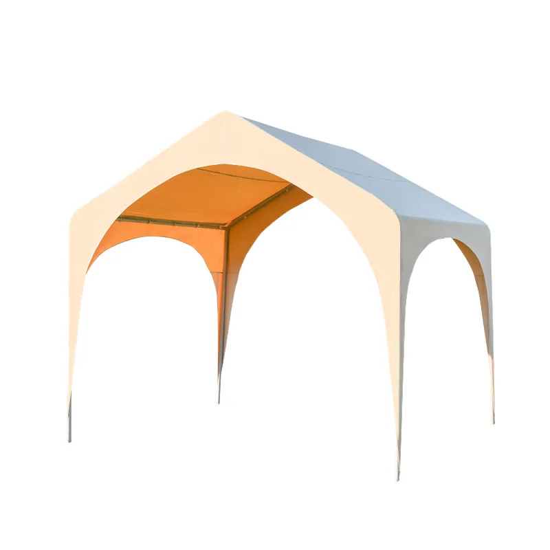 Outdoor arched market stall tent Internet celebrity night market stall activity tent awning four-legged umbrella cloth rainproof