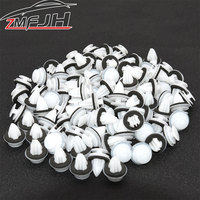 100PCS Car Clips Plastic Rivets Clip for BMW E46 E53 E90 E91 E70 Door Panel Auto Fasteners Trim Panel Push Retainer  51418224768