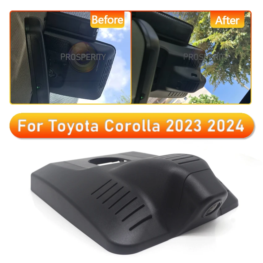 For Toyota Corolla 2019~2024 Front and Rear 4K Dash Cam for Car Camera Recorder Dashcam WIFI Car Dvr Recording Devices