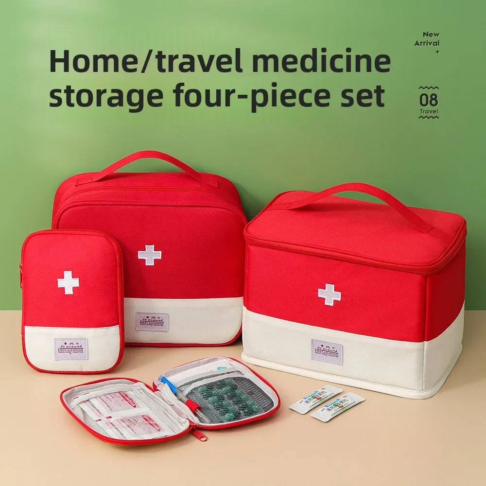 

Small First Aid Pouch Portable Medical Bag Empty Emergency Medicine Storage Bag for Outdoor Camping Hiking Home Travel Emergency