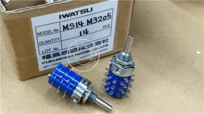 

Japanese MS14 M3205 three-layer six-knife five-stop band switch, handle length 20MM * 4MM