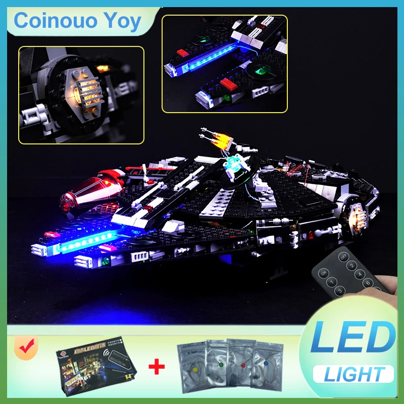 

DIY LED Light Kit For LEGO 75389 The Dark Falcon (Only LED Light,Without Blocks Model)