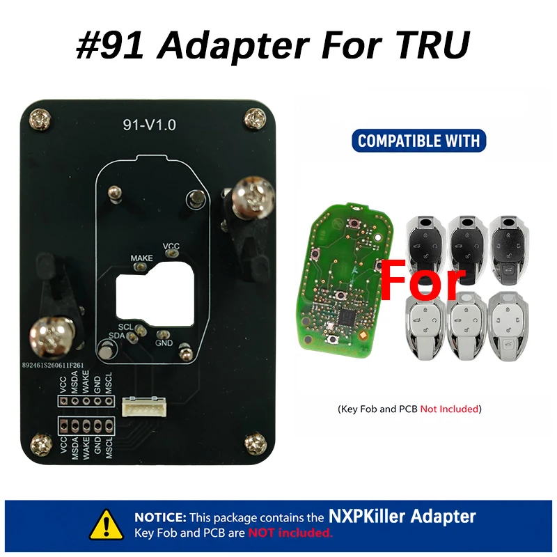 CNP259 No.91-No.100 Solder-Free Adapters For NCF Chip Remote Compatible With N-xpkiller Supports For Chery For Changan