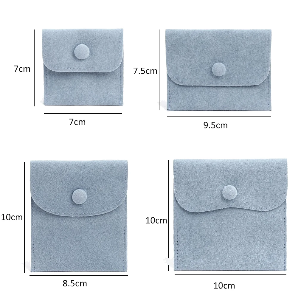 5pcs/Lot Velvet Cloth Small Bags For DIY Earrings Necklace Wedding Gift Pouches Jewelry Packaging Supplies Accessories Findings - Image 2