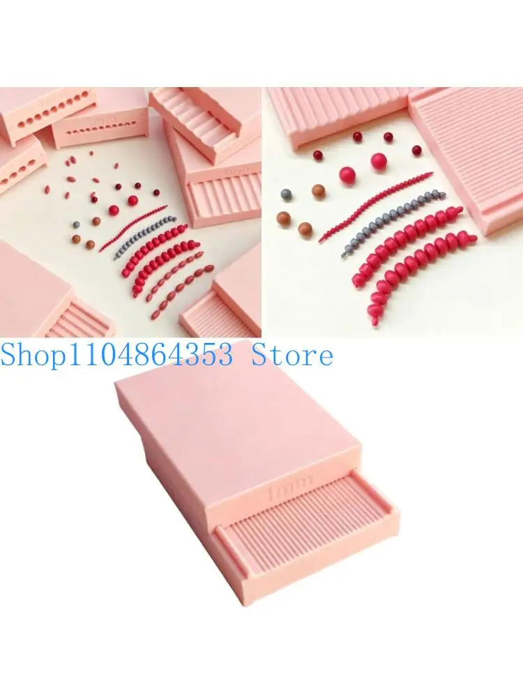 652F Clay Ball Shaping Tool with Rounded Channels for Craft Projects