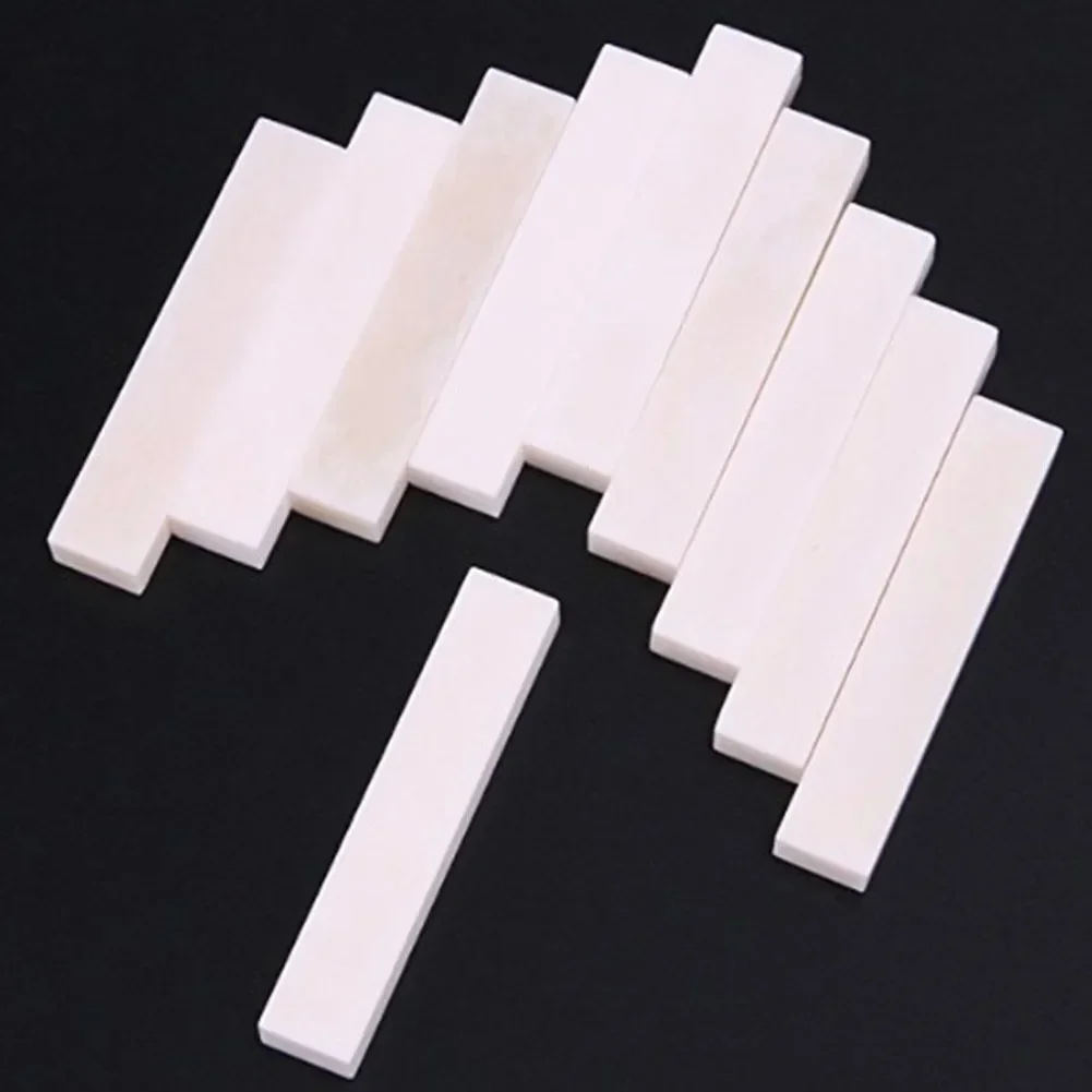 Universal Blank Bone Nut 52*10*6mm Folk/Classic Guitar Bass Luthier Saddle Bridge DIY Guitar Bass Ukulele Accessories