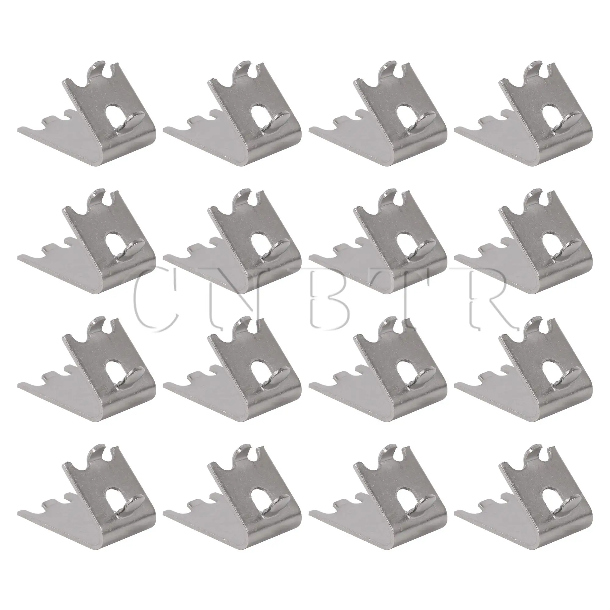 CNBTR 16Pieces 920158 Stainless Steel Freezer Shelf Clip 0.98