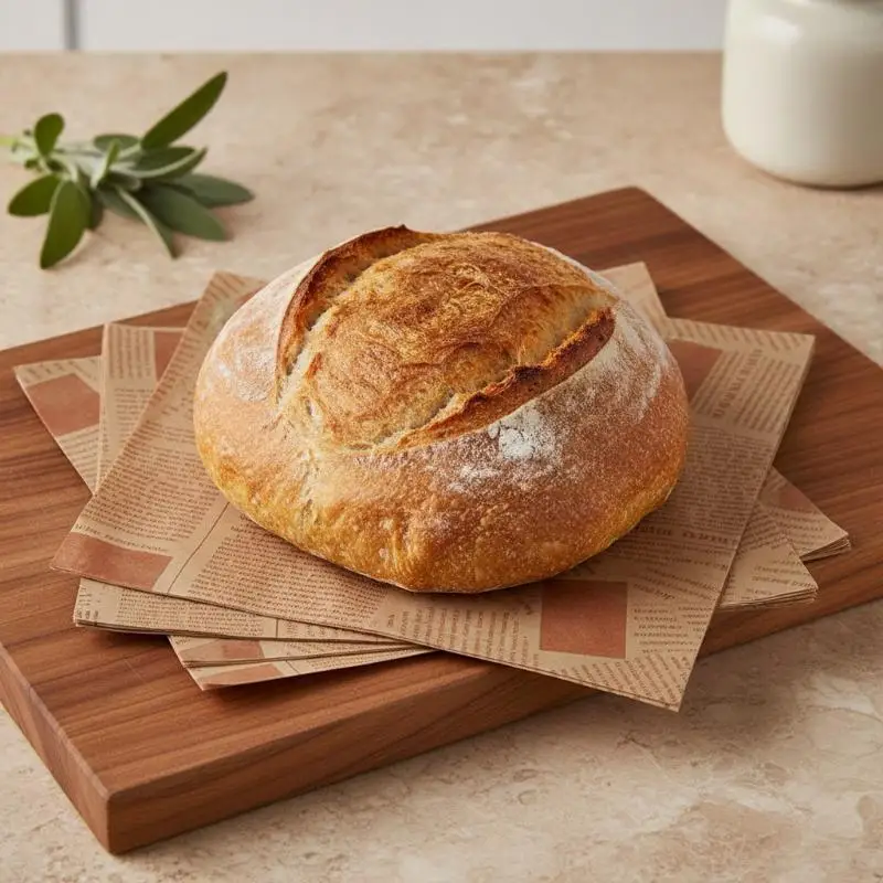 Food Grade Baking Parchment Paper 50 Sheets Nonstick Heat Resistant Greaseproof Waterproof for Home Kitchen Use