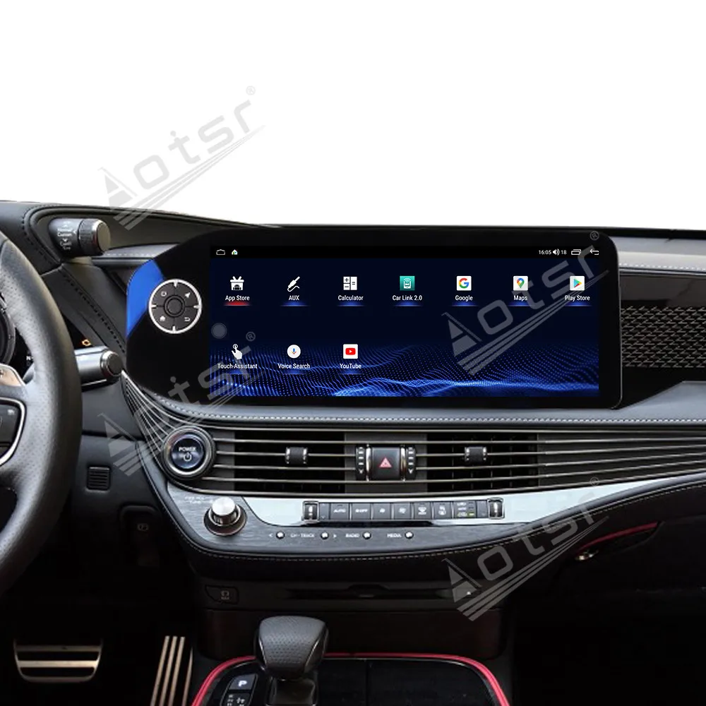 

12.3" Qualcomm Android 14 CarPlay Car Radio For Lexus Ls 2017-2020 Touch Screen Multimedia Player GPS Navigation Car Accessories