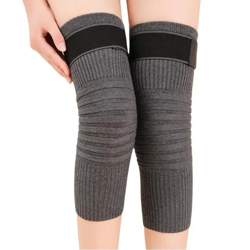 1 Pair Men Women Cashmere Knee Brace Support Leg Warmer Winter Warm Thermal Wool Kneepad Thicken Knee Pads Sleeve Knee Warmers