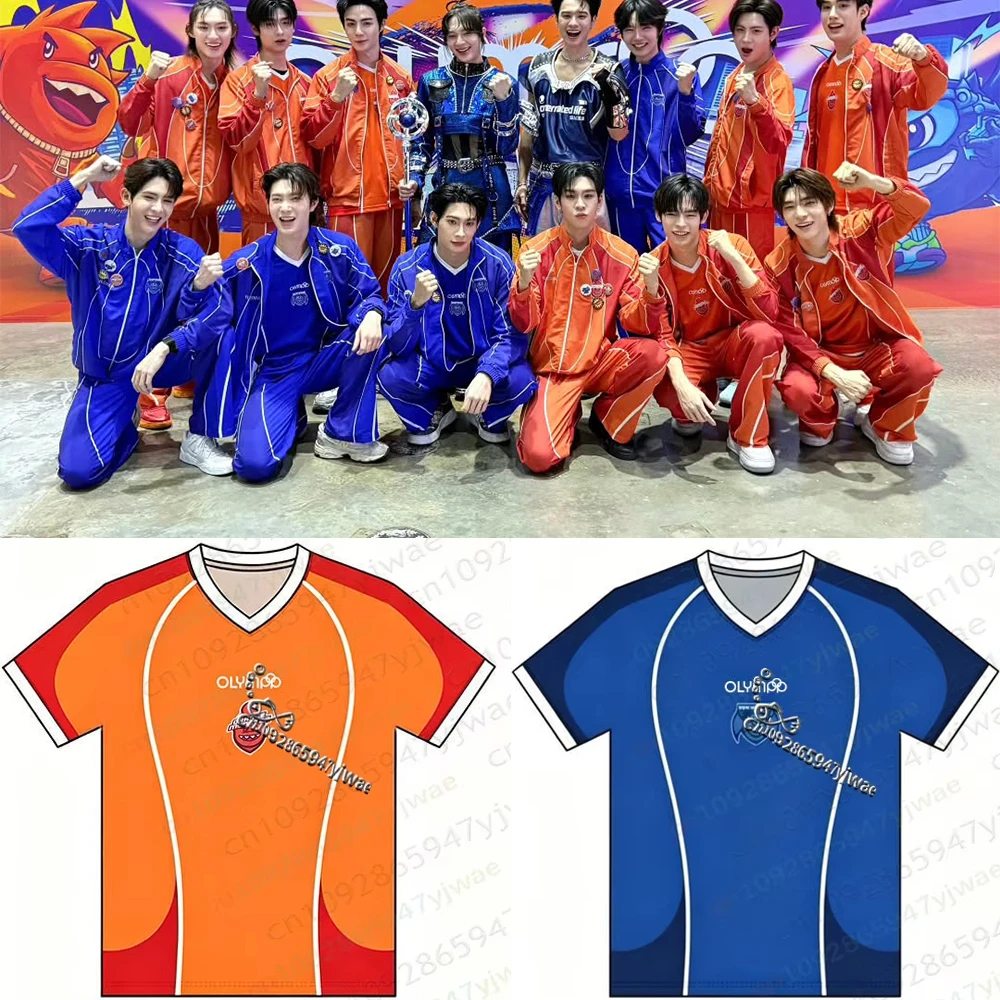 OLYMPOP 2026 Day Member'S Jersey Blue Devil PK Orange Monster Sweatshirt Breathable Quick Drying Men Women T Shirt Beach T-shirt
