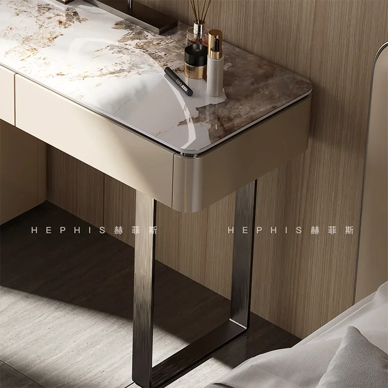 

Mirrored Dressing Makeup Table Bedroom Vanity Mirror Komoda Korean Dressing Bedroom Tocador De Maquillaje European Furniture