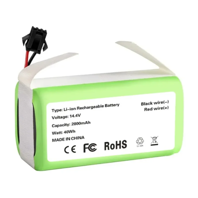 

14.4V 2800mAh Battery for Conga Excellent 990 1090 1790 1990, Deebot N79S/N79/DN622, Robovac 11, Tesvor X500.