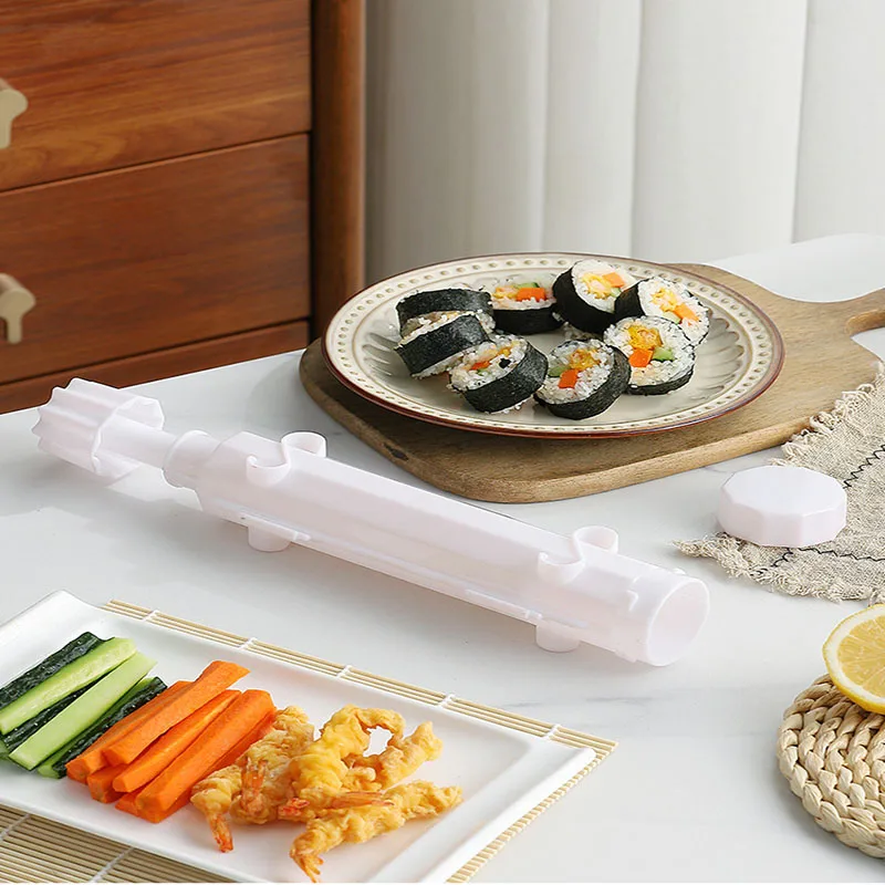 Convenient And Quick To DIY Sushi Making Mold Tool Set Bazooka For The Kitchen