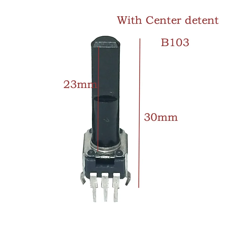 5PCS Giappone RK09 Potenziometro Rotante B10K Con Mento Centrale Tastiera Elettronica Tuning Potenziometro Del Volume lunghezza dell'albero 23MM