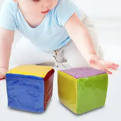 2x Foam Learning Dice with Clear Pockets Multicolor Game Dice Soft Foam Cubes Playing Teaching for Toddlers Baby Kids