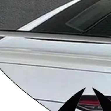 Black ABS Rear Bumper For Splitter Spoiler For For Benz C190 GT50 GT63 2018+ Car Body Exterior Protection Styling Accessories