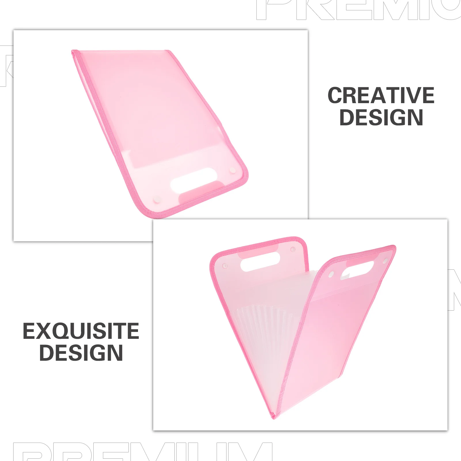 Expanding File Folder Large Capacity Multi-Layer File Organizer Portable Document Storage Bag A4 Paper Sorting Folder Office