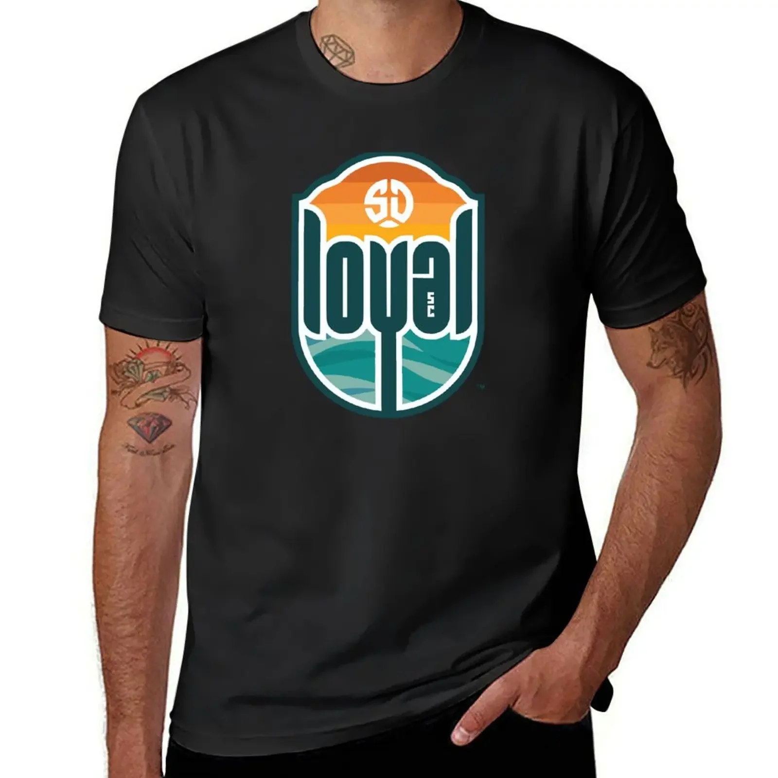 San Diego Loyal SC T-Shirt plus size clothes graphic t shirt vintage sports fans Men's clothing