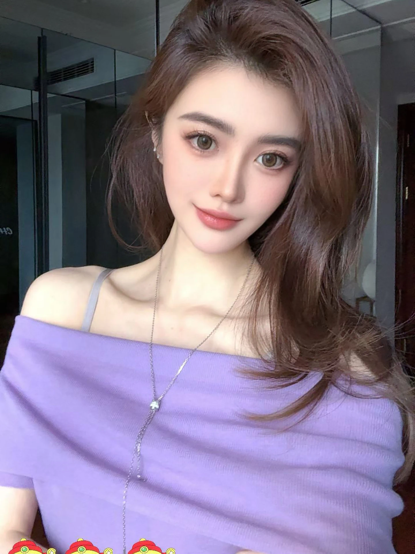 

Elegant One-Shoulder Short-Sleeve Woolen Knitted Top in Australia Multi-Color Soft Stretchy Women's Fashion Daily Wear