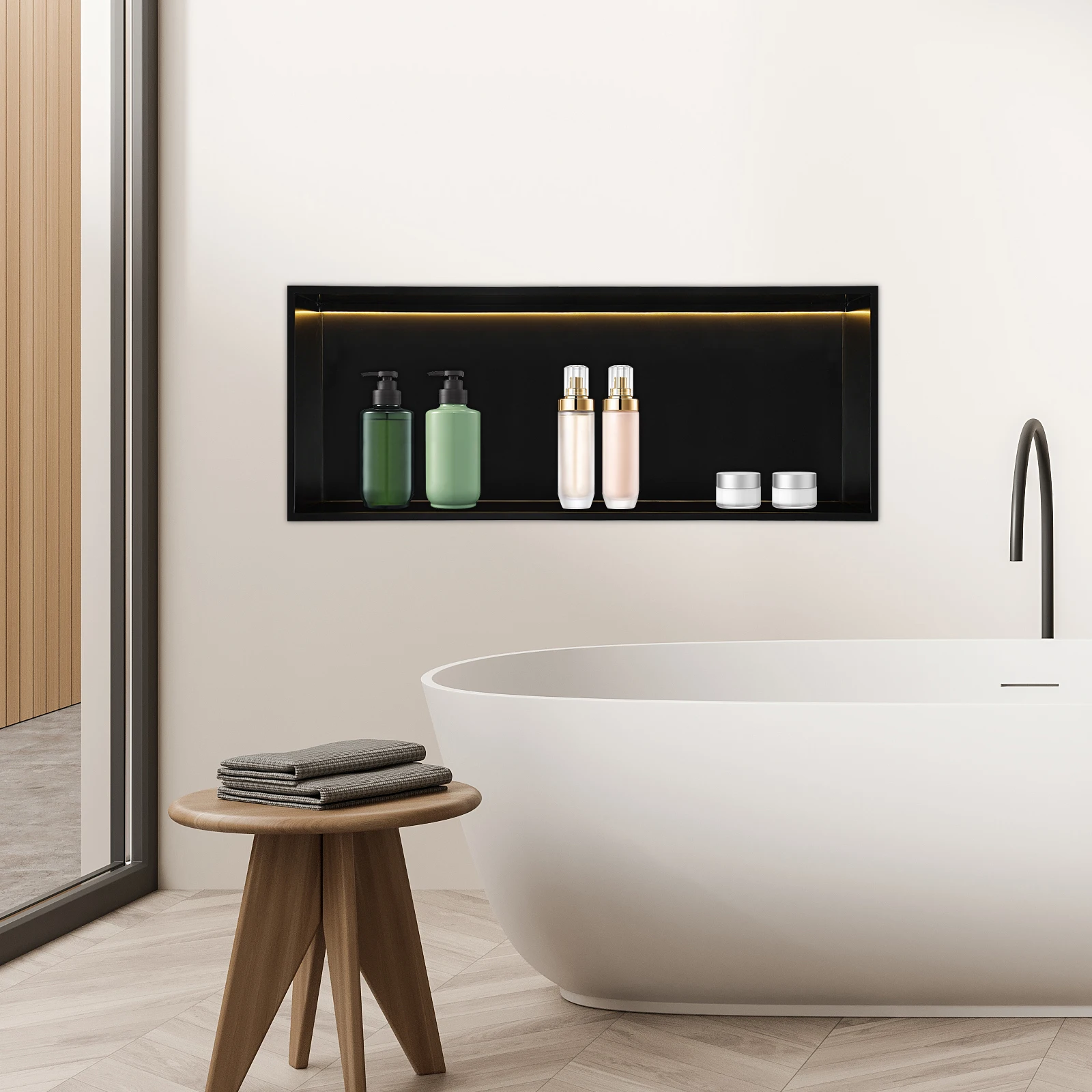 منظم حمام مدمج موفر للمساحة، ذ - مراجعة Home Bathroom Cleaning Solution وسعره