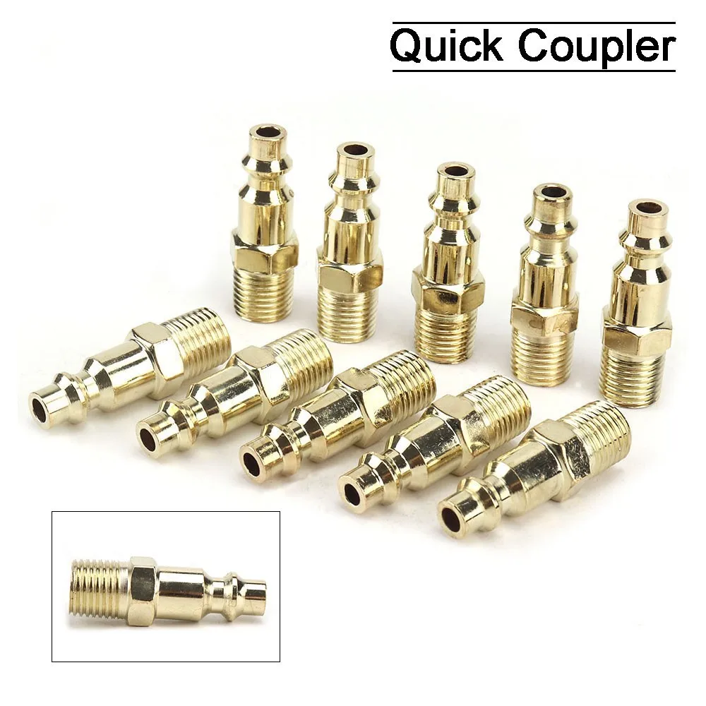 Air Line Hose Fitting Air Compressor Connector Quick Release Coupler Plug Socket Connector 1/4