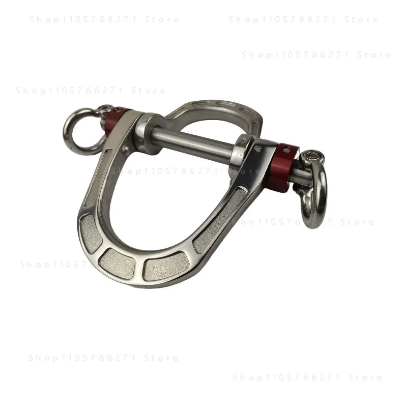 Five-point seat belt double D ring load-bearing ring