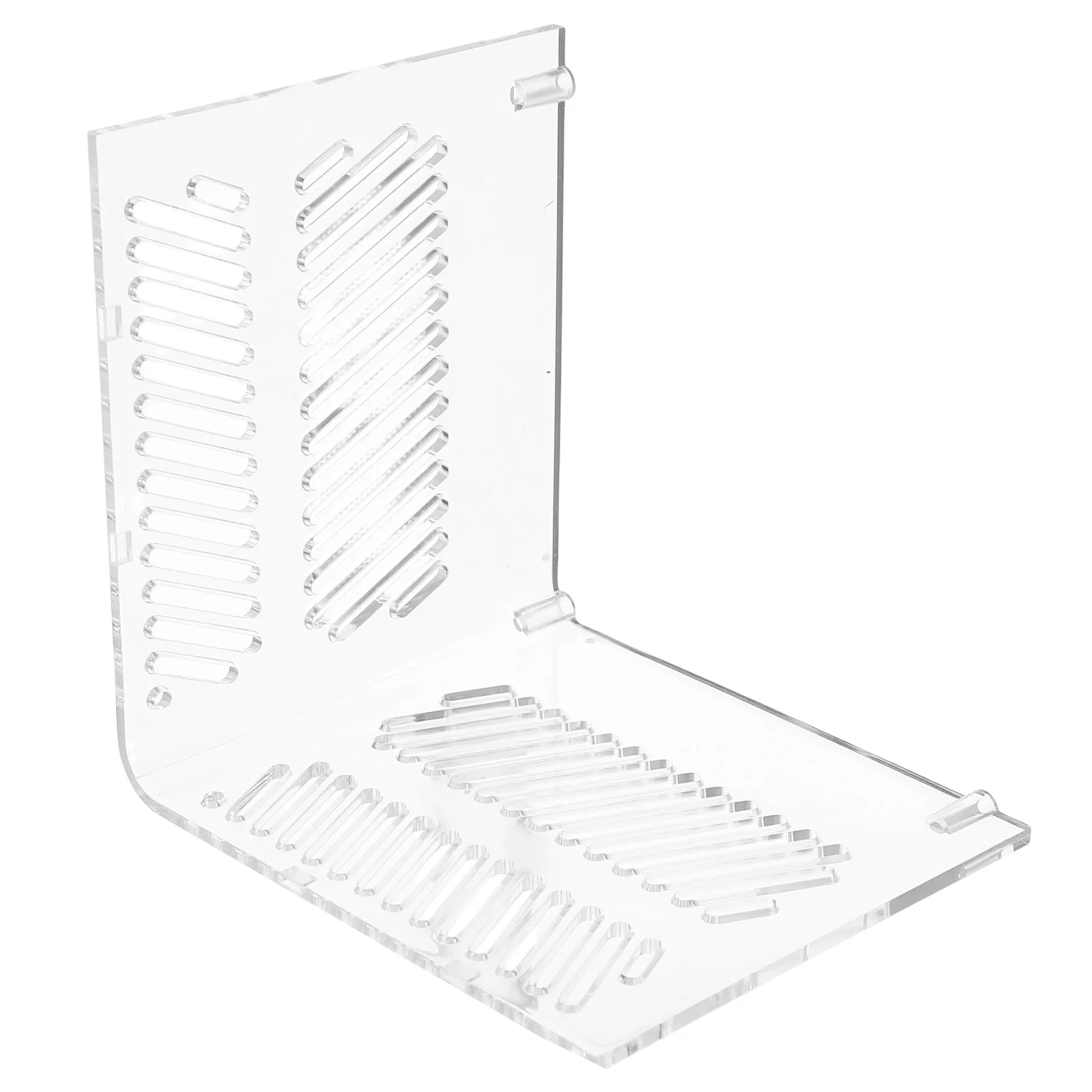 Aquarium Partition Acrylic Grid Divider Fish Tank Dual Hole Design Prevents Sand Entry Extends Pump Life Fish Tank
