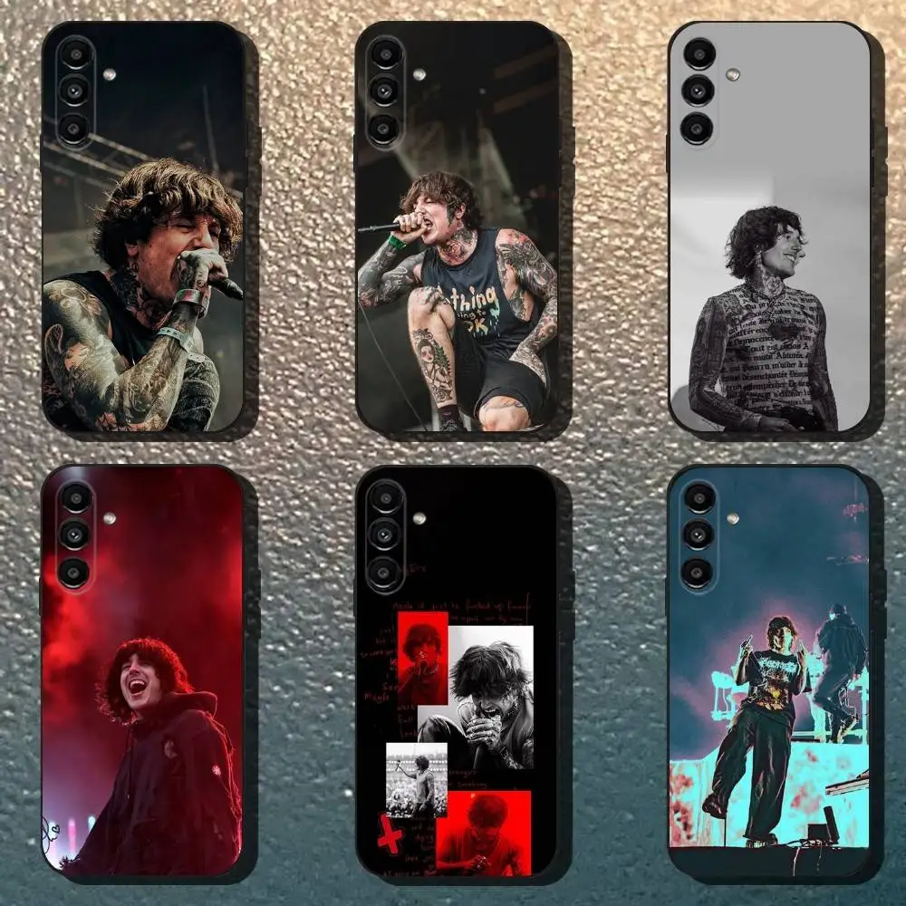 

Oli Sykes B-Bring Me Phone Case For Samsung Galaxy A13,A21s,A22,A31,A32,A52,A53,A71,A80,Soft Black Shell