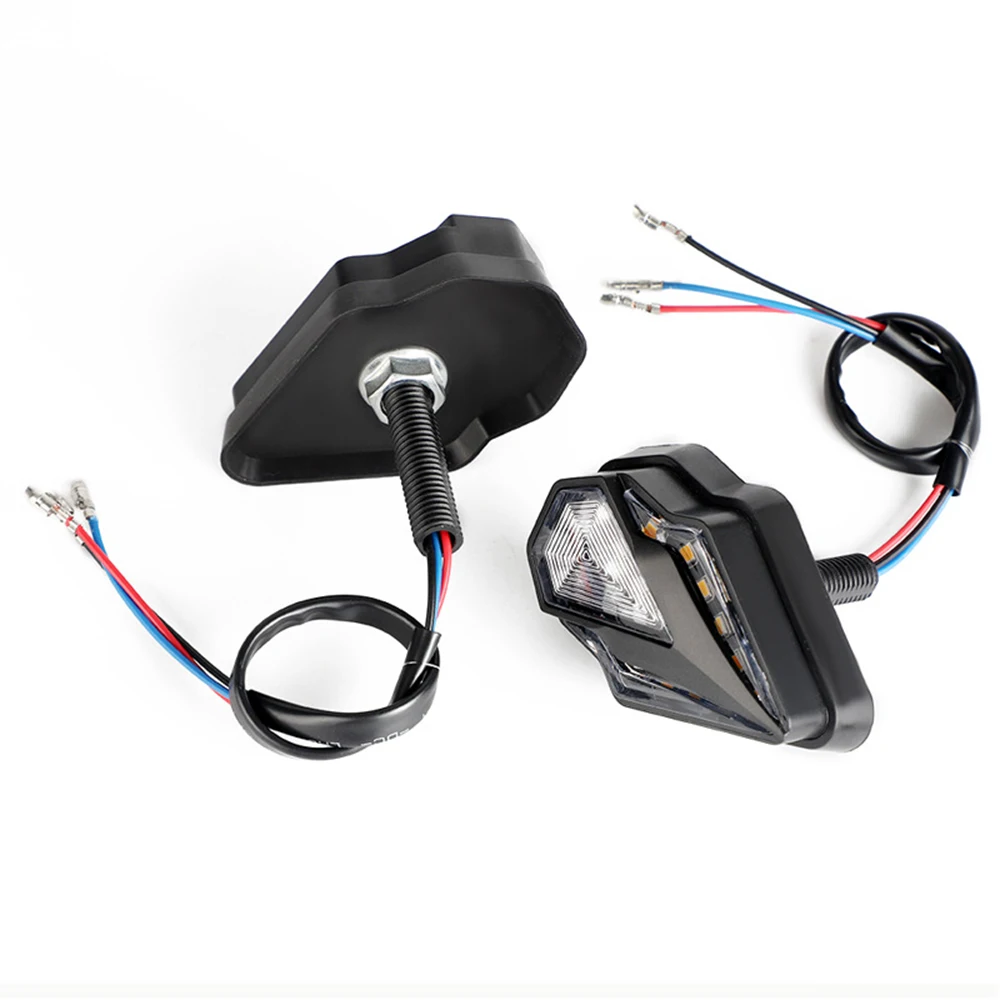 

LED Turn Signal Two-color Side Lights Flowing Water Turn Signal Light for Kawasaki Yamaha Motorcycles