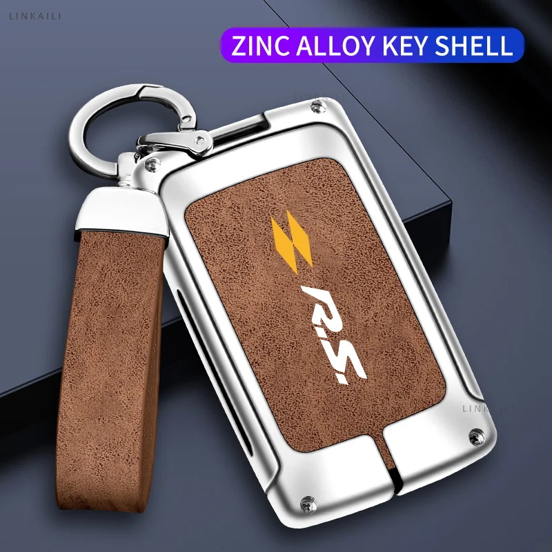 Zinc Alloy Car Key Case Capa, Shell para Renault Captur Megane Talismã Espace Clio Zoe Koleos Scenic 4 Arkana Dacia Sandero Cartão