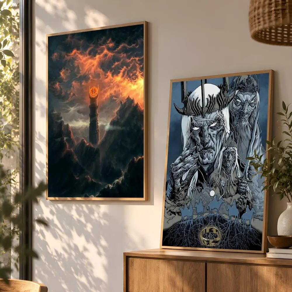 The L-Lord Of The Rings Decorative Poster Wall Art Home Decor Living Room Bedroom Office Dorm Apartment Gift