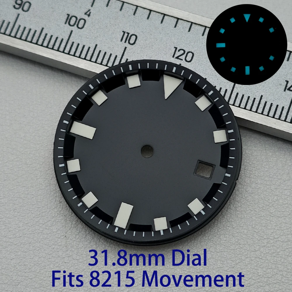 42,5mm Stahlgehäuse Leuchtendes Zifferblatt/Zeiger Passend für 8215 Uhrwerk Zubehör 22mm Armband Uhrenteile Uhren für Herren – Detail 11