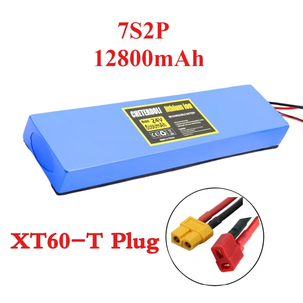 Aleaivy 7S2P 24 V 12,8 Ah 18650 Lithium-Ionen-Akku, 29,4 V 12800 mAh Lithium-Ionen-Akku, geeignet für Elektroroller und Fahrräder 5