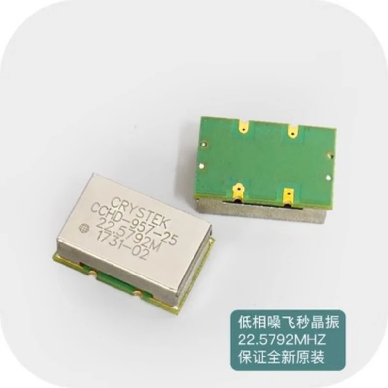 

CRYSTEK CCHD-957 Ultra-Low Phase Noise Crystal Oscillator Femtosecond Clock 22.5792 24.5760 100MHz