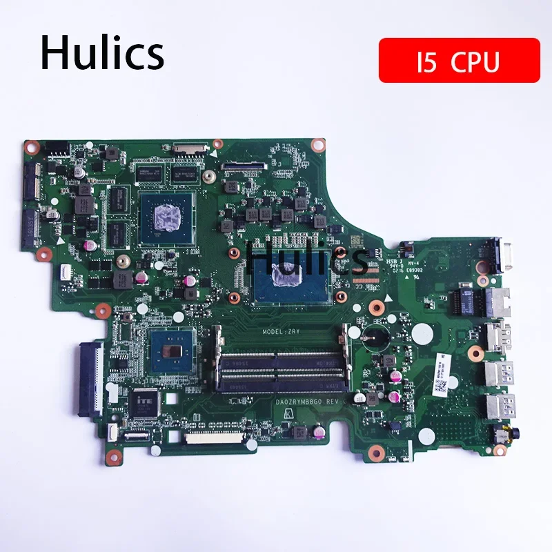 Hulics Used DA0ZRYMB8G0 For ACER V15 V5-591 V5-591G I5 CPU LAPTOP MOTHERBOARD MAIN BOARD