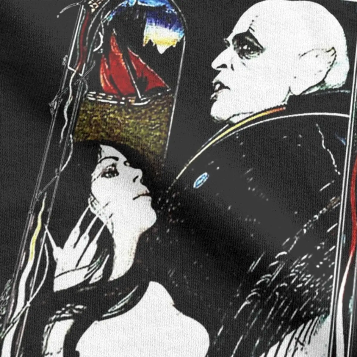 Nosferatu 1922 Horror Movie Vampire Men\'s T Shirts Dracula Halloween Cool Tee Shirt Short Sleeve O Neck T-Shirt Cotton Clothing