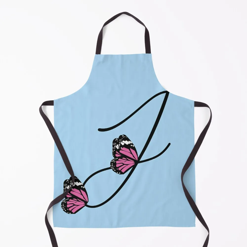 

Butterfly Monogram J Apron Chef Uniform For Men Utensils For Kitchen Apron