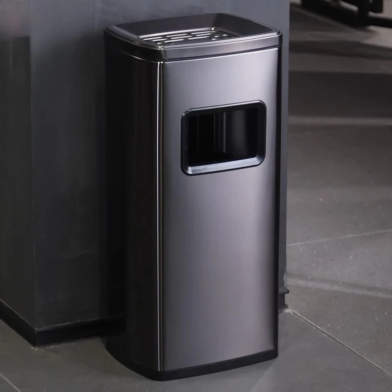 

Мусорный бак большой емкости, прямоугольный мусорный бак, офисные мусорные баки, 12-литровая мусорная корзина, кубик для переработки мусора с крышкой