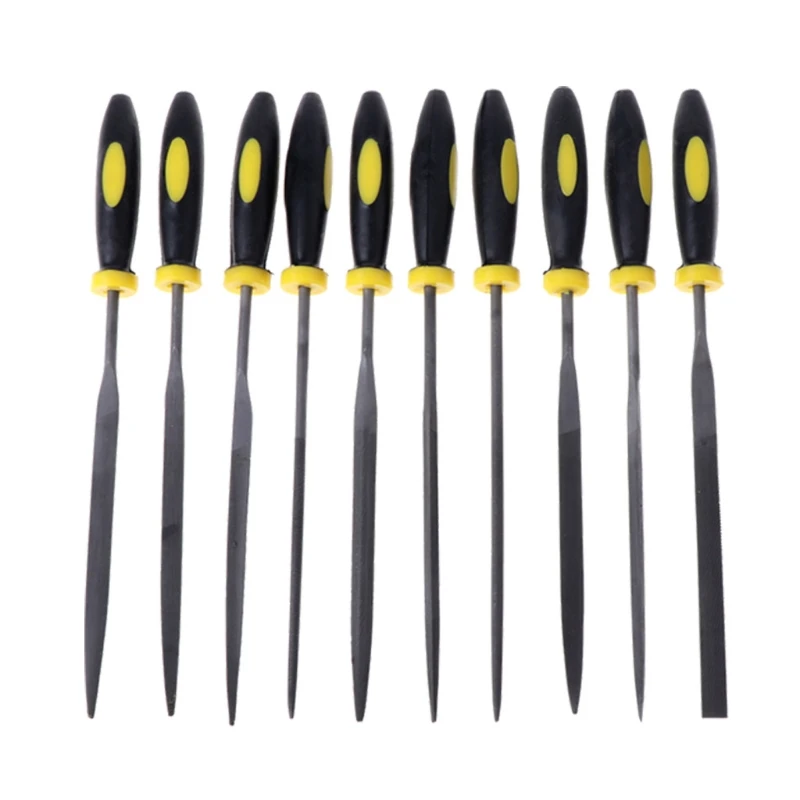 Set Berkas Jarum Rasp Logam Mini Alat Ukir Kayu untuk Berkas Jarum Rasp Baja Alat Kikir Tangan Kayu