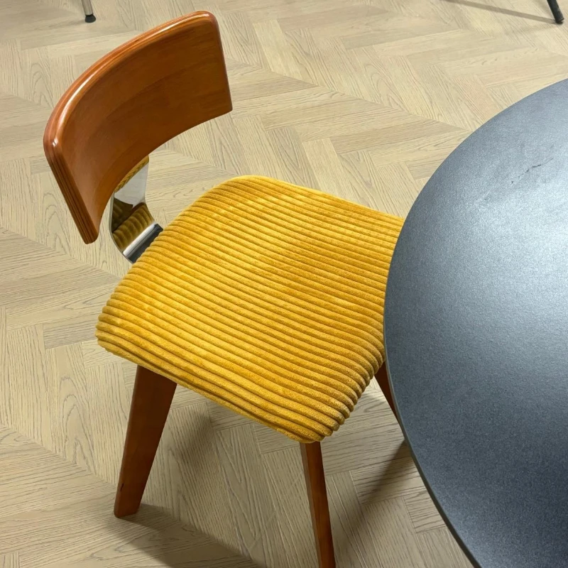 

Haus Solid Wood Dining Chair Simple Modern Restaurant Household r Back Leisure, Hall