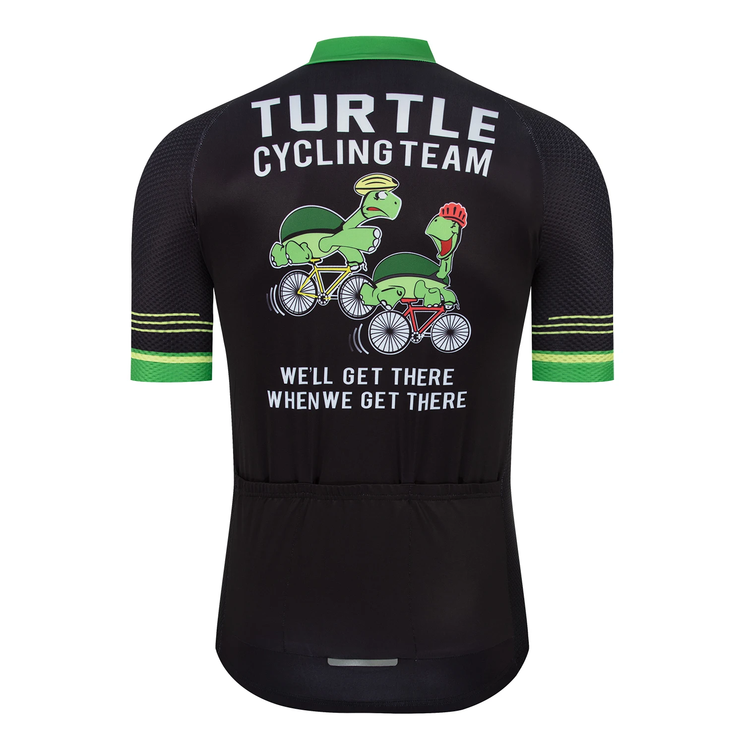 كارتون نمط السلحفاة طباعة الدراجات جيرسي الكبار الرجال قصيرة الأكمام ركوب الدراجة الملابس فريق تخصيص الملابس #5